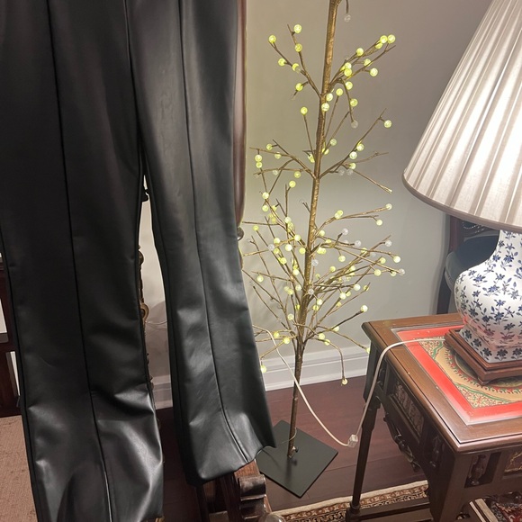 Wolford Jenna slightly cropped leather trousers size 38 - Picture 12 of 15